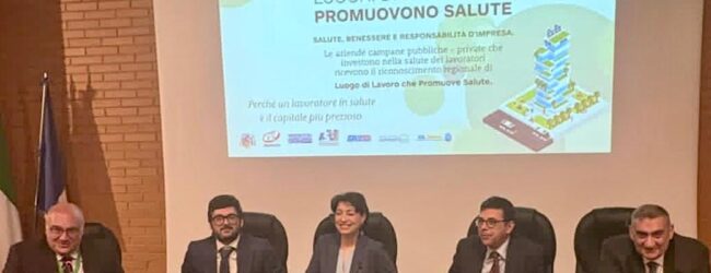 Luoghi di lavoro che promuovono salute. L’Ospedale di Ariano Irpino tra le aziende virtuose della Campania