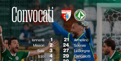 Mantova-Avellino: i convocati di mister Ballardini