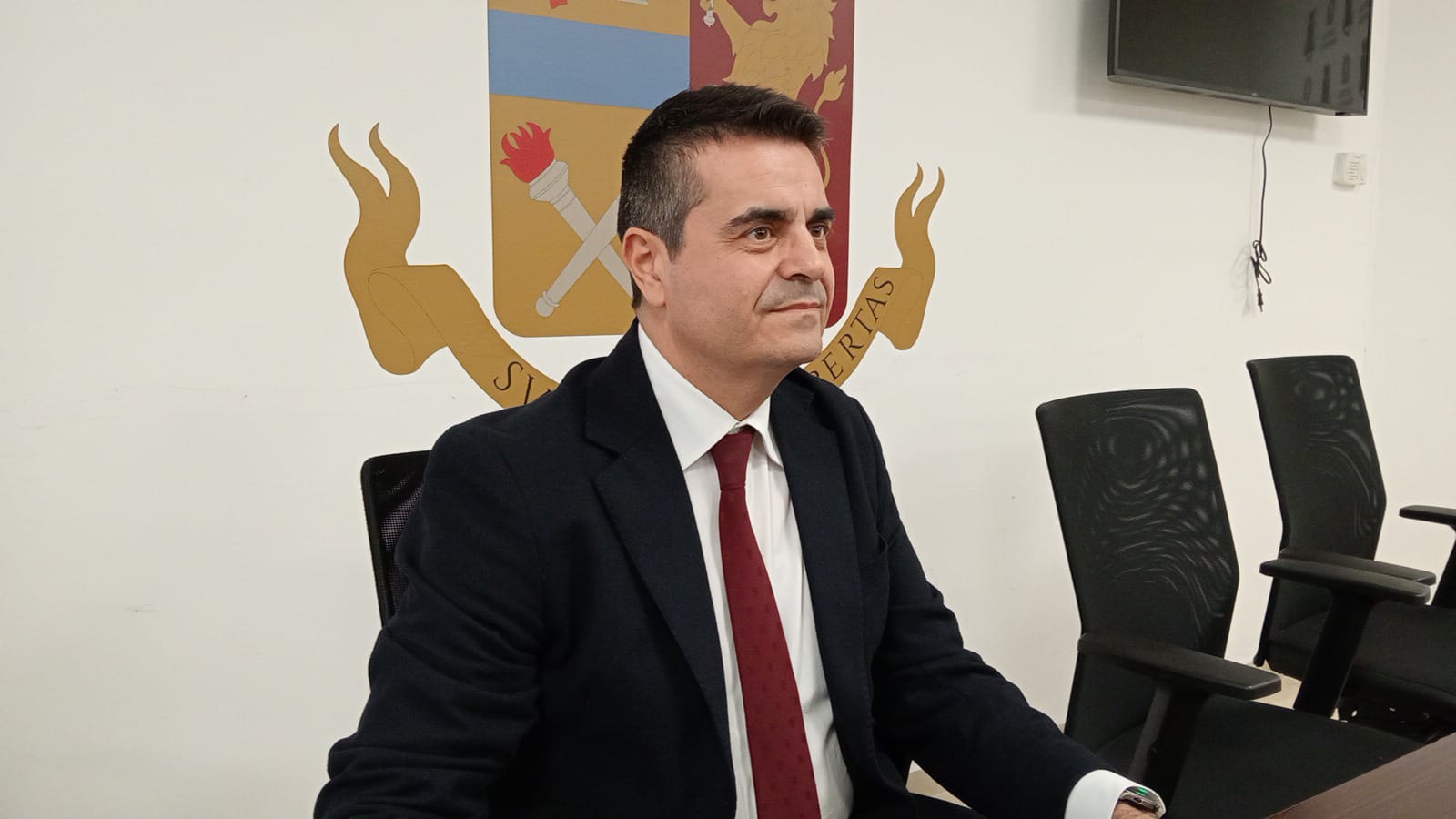 Benevento, Fernando Errico dà il benvenuto al nuovo questore Giovanni Leuci