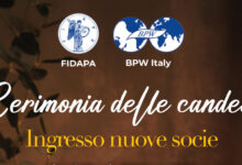 Nuove socie, la FIDAPA BPW Italy promuove la tradizionale Cerimonia delle Candele