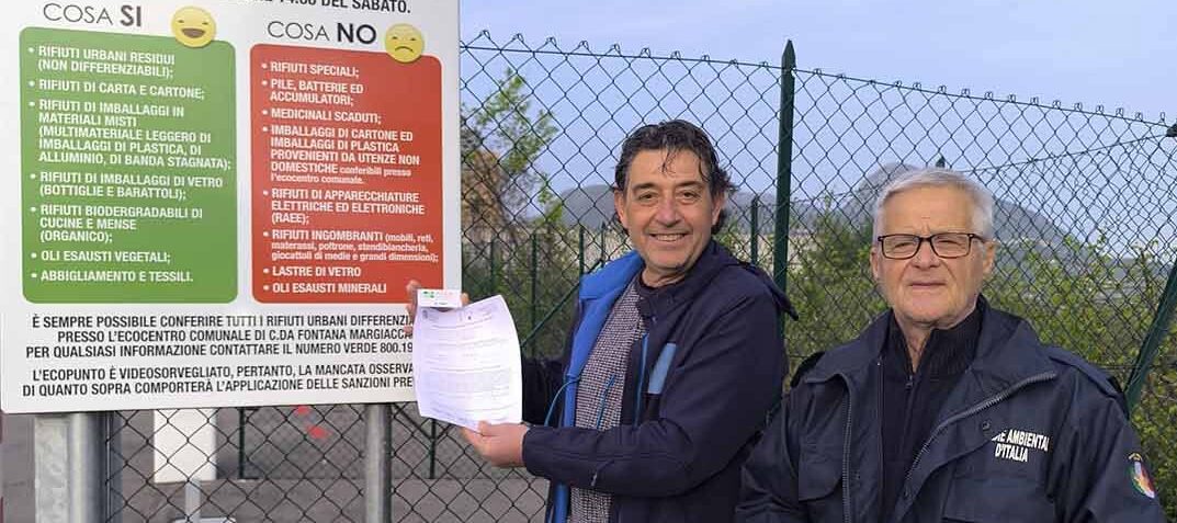 Asia, al via il ritiro dei badge per l’ecopunto di Contrada Olivola a Benevento