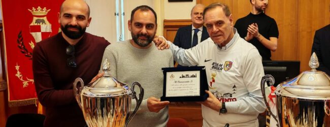 Benevento A5 celebra la promozione a Palazzo Mosti