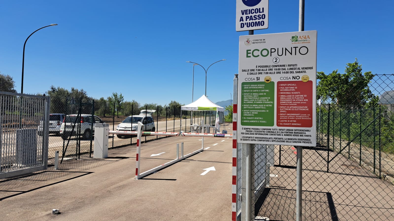 Ecopunto Olivola, istruzioni per chi non ha ancora ritirato il badge
