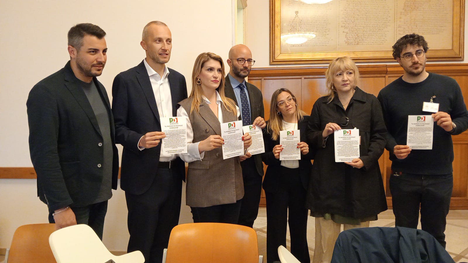 Benevento, l’opposizione PD: “Silenzio inaccettabile su Caso Santamaria. Il Consiglio non può essere ignorato”