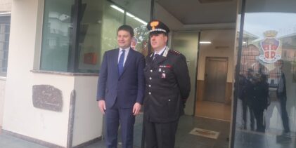 Rubano in visita al comando dei Carabinieri di Benevento: focus su sicurezza e territorio