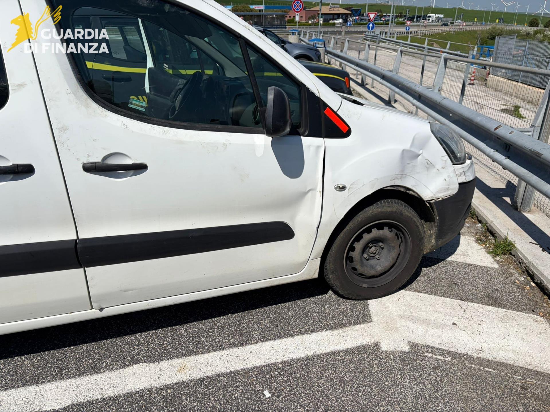 Finanza Avellino, intercettati con auto rubata si danno alla fuga. Inseguiti e arrestati