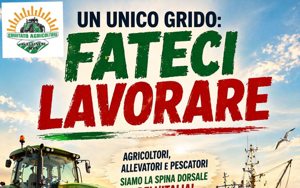 Agricoltori irpini in piazza a Napoli il 21 aprile: ‘Dichiarate lo Stato di Crisi, fateci lavorare'”