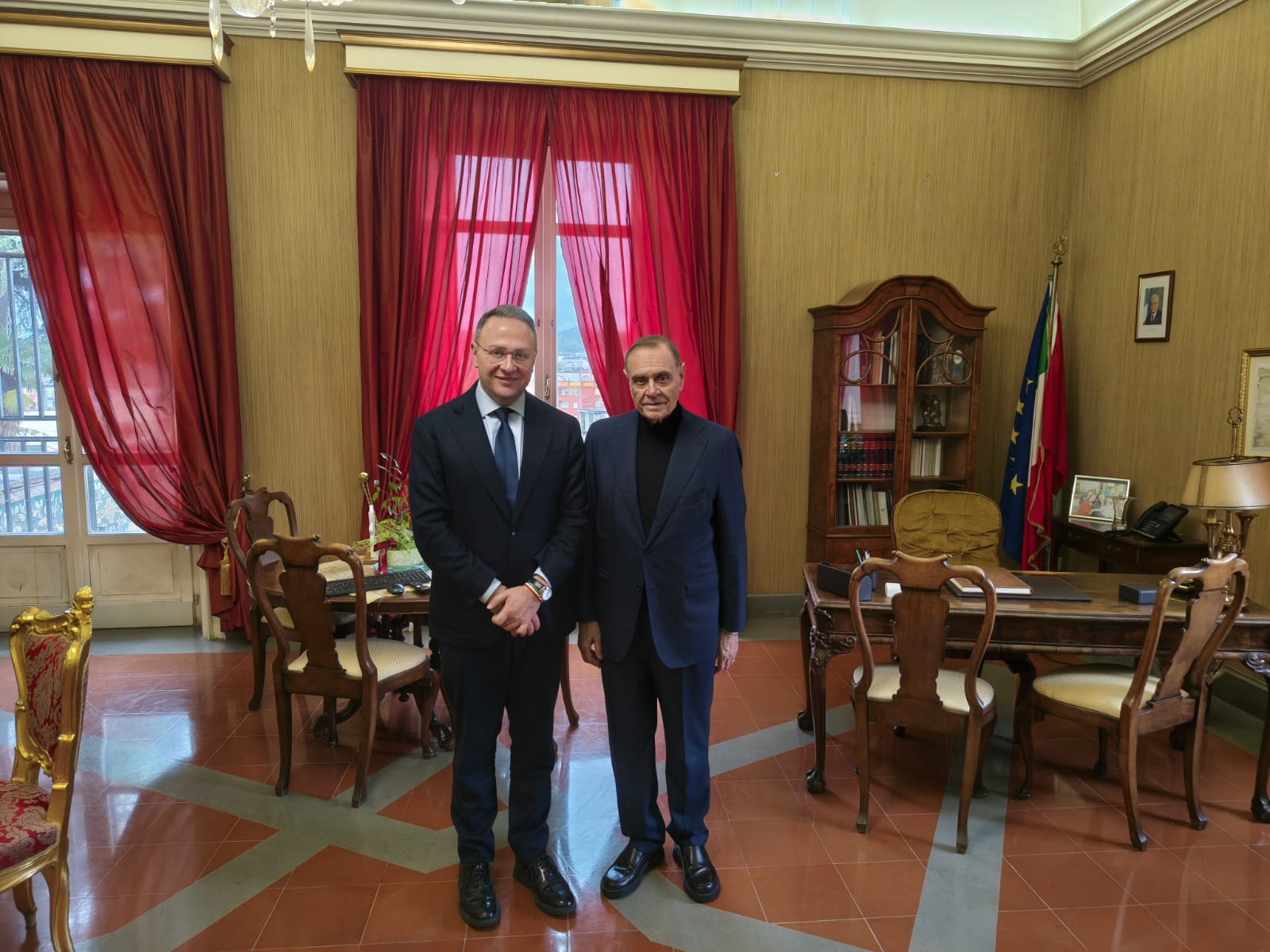 Il sindaco Mastella ha ricevuto il neo presidente Anci Campania Francesco Morra