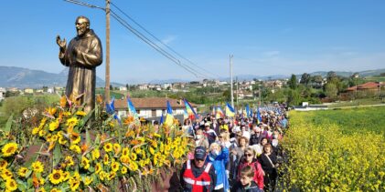 Pastene-Pietrelcina, torna il pellegrinaggio del 1° Maggio: edizione speciale nel segno della pace