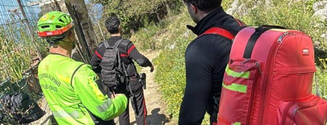 Escursionista ferita ad Anacapri messa in salvo dal Soccorso Alpino e Speleologico della Campania