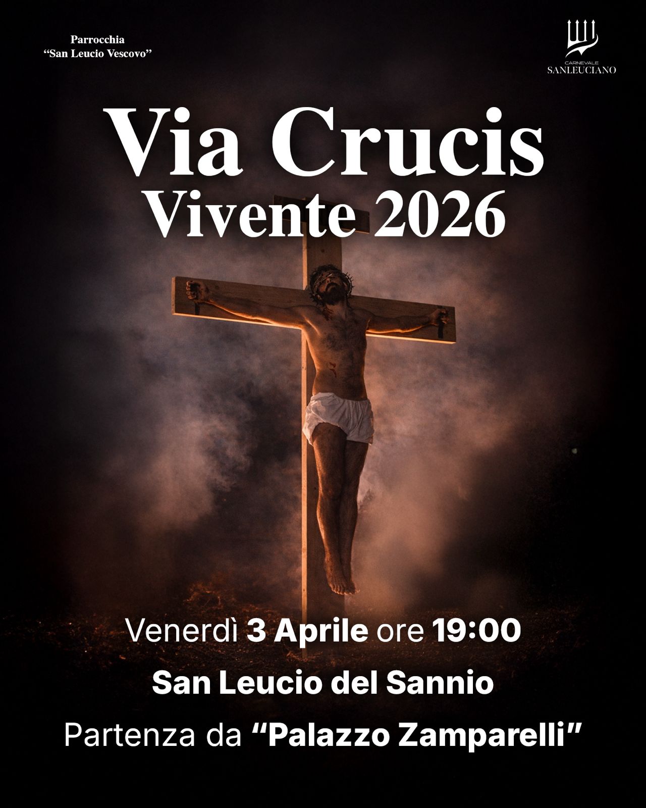 Carnevale Sanleuciano e Tradizioni” annuncia il ritorno della Via Crucis Drammatizzata: un itinerario di fede e comunità per il Venerdì Santo