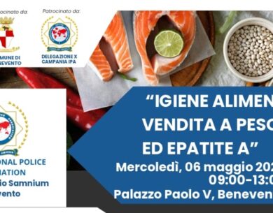 Benevento, sicurezza alimentare: convegno nazionale IPA Appio Samnium a Palazzo Paolo V