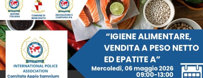 Benevento, sicurezza alimentare: convegno nazionale IPA Appio Samnium a Palazzo Paolo V