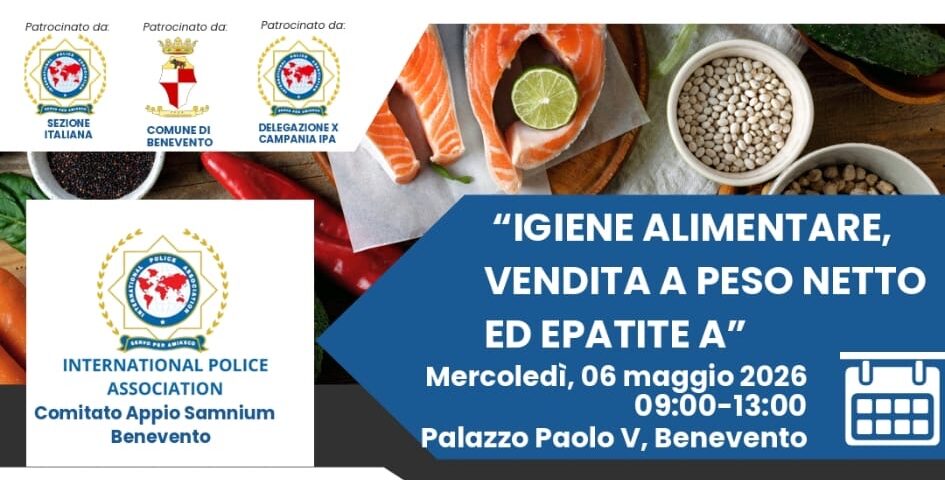 Benevento, sicurezza alimentare: convegno nazionale IPA Appio Samnium a Palazzo Paolo V