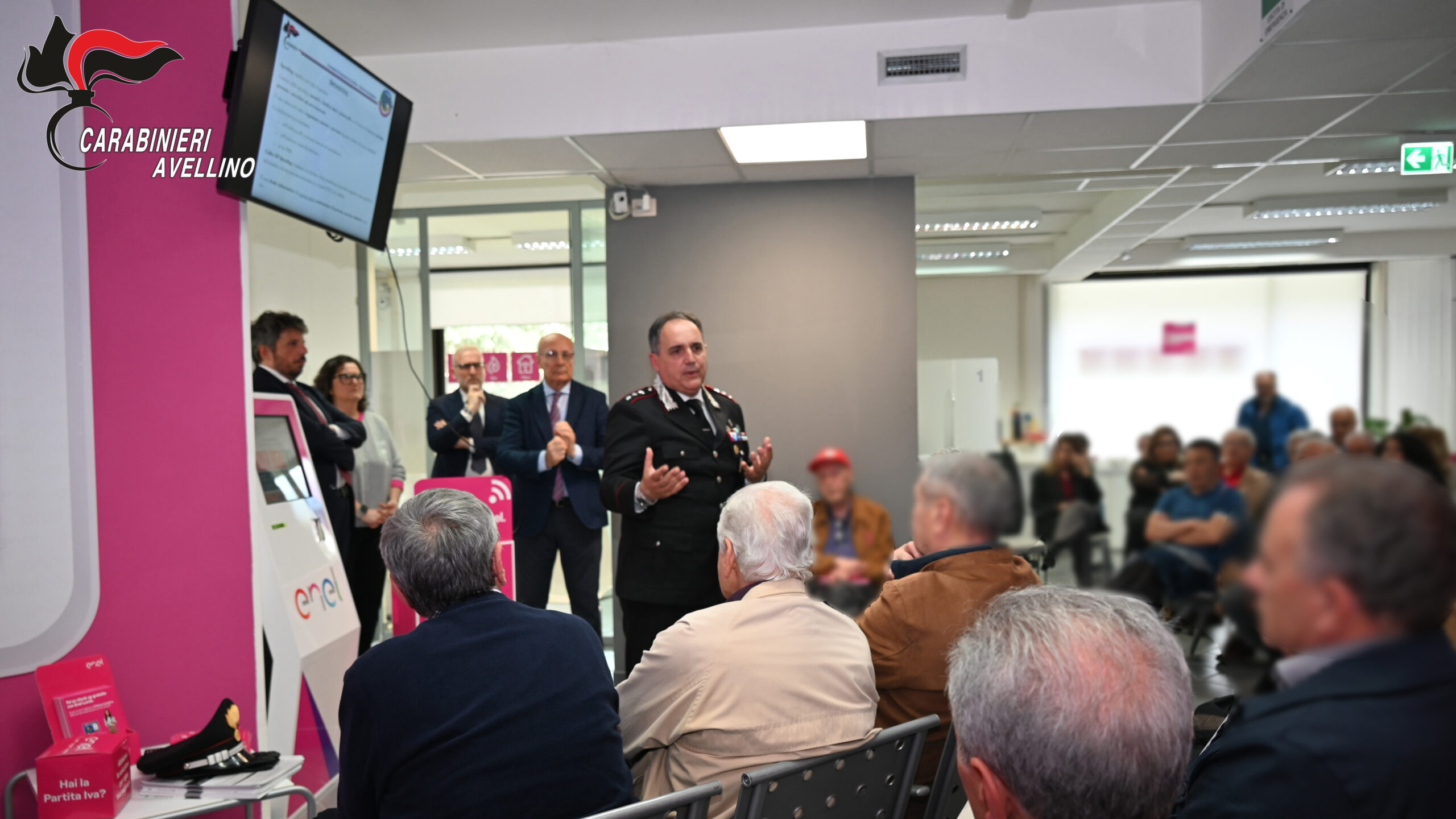 Avellino – Carabinieri ed Enel insieme per la prevenzione delle frodi commerciali. Incontro informativo con cittadini e associazioni