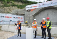 Il Presidente della Provincia per l’ultimo diaframma della galleria Rocchetta in Apice dell’Av/Ac Napoli-Bari