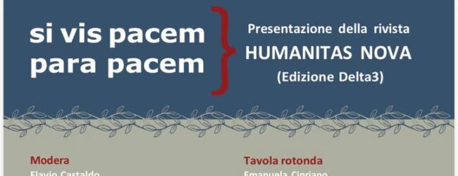 Atripalda, alla Biblioteca Cassese la presentazione di “Humanitas Nova”