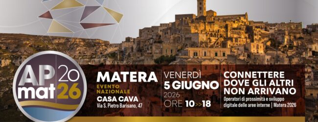 Internet e borghi, a Matera il confronto nazionale sul futuro della connettività