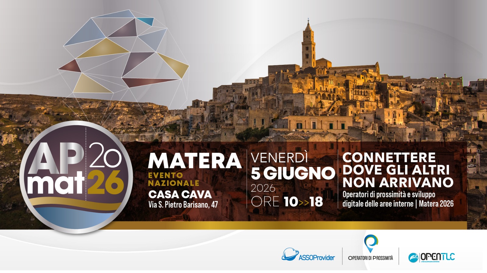 Internet e borghi, a Matera il confronto nazionale sul futuro della connettività
