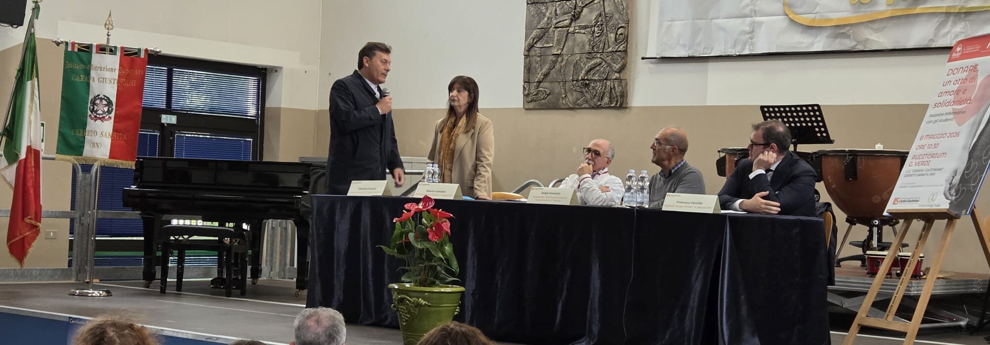 Donazione del sangue, gli studenti degli istituti “Luigi Sodo” e “Carafa-Giustiniani” incontrano FRATRES e il Servizio Immunotrasfusionale dell’Ospedale San Pio