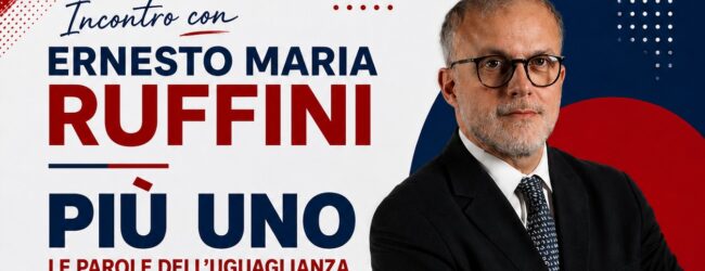 “Le parole dell’uguaglianza”: incontro con Ernesto Maria Ruffini a Benevento