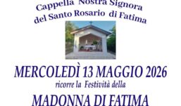 A San Leucio del Sannio, il 13 Maggio comunità in Festa per la Madonna di Fatima