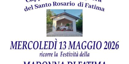 A San Leucio del Sannio, il 13 Maggio comunità in Festa per la Madonna di Fatima