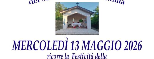 A San Leucio del Sannio, il 13 Maggio comunità in Festa per la Madonna di Fatima