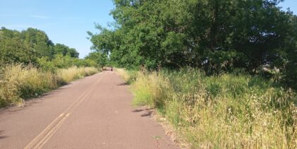 Benevento, la pista ciclo-pedonale di Contrada Pantano abbandonata