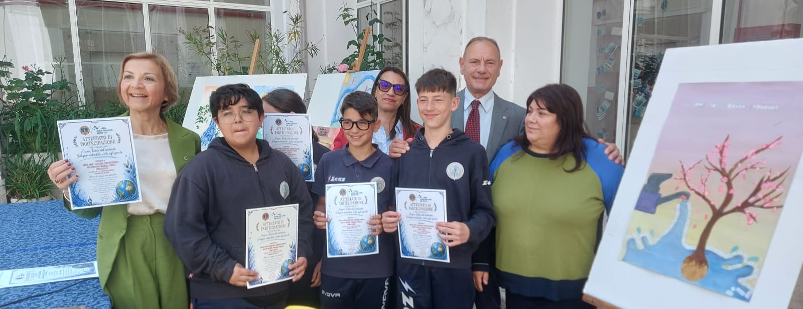 Benevento, Lions premiano gli studenti al Convitto Giannone: Maya Donati vince il 3° premio nazionale per “Acqua e tutela dell’ambiente”