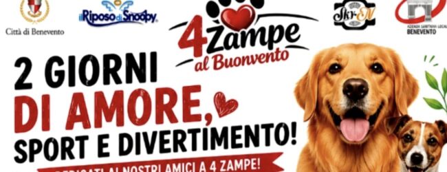 “Zampe al Buonvento”, due giornate dedicate alla salute e alla sicurezza degli animali d’affezione