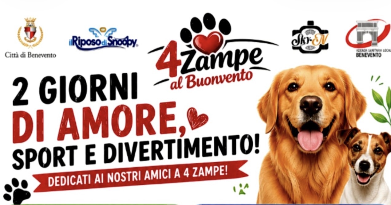 “Zampe al Buonvento”, due giornate dedicate alla salute e alla sicurezza degli animali d’affezione