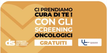 Tour della prevenzione prosegue: a giugno nuove tappe nei comuni del Distretto Sanitario di San Giorgio del Sannio