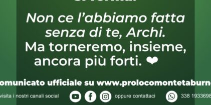 Campoli del Monte Taburno, la Pro Loco ‘Monte Taburno’ annuncia l’annullamento dell’edizione 2026 della Festa della Ciliegia