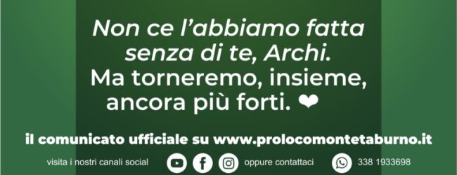 Campoli del Monte Taburno, la Pro Loco ‘Monte Taburno’ annuncia l’annullamento dell’edizione 2026 della Festa della Ciliegia