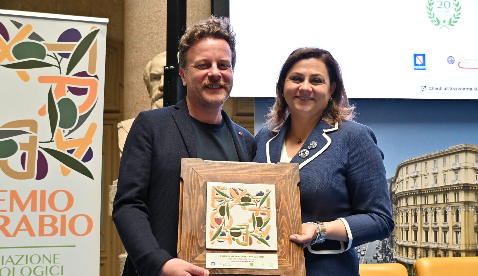 Molinara, premio all’olio Elaios: primo posto all’Extrabio della Regione Campania