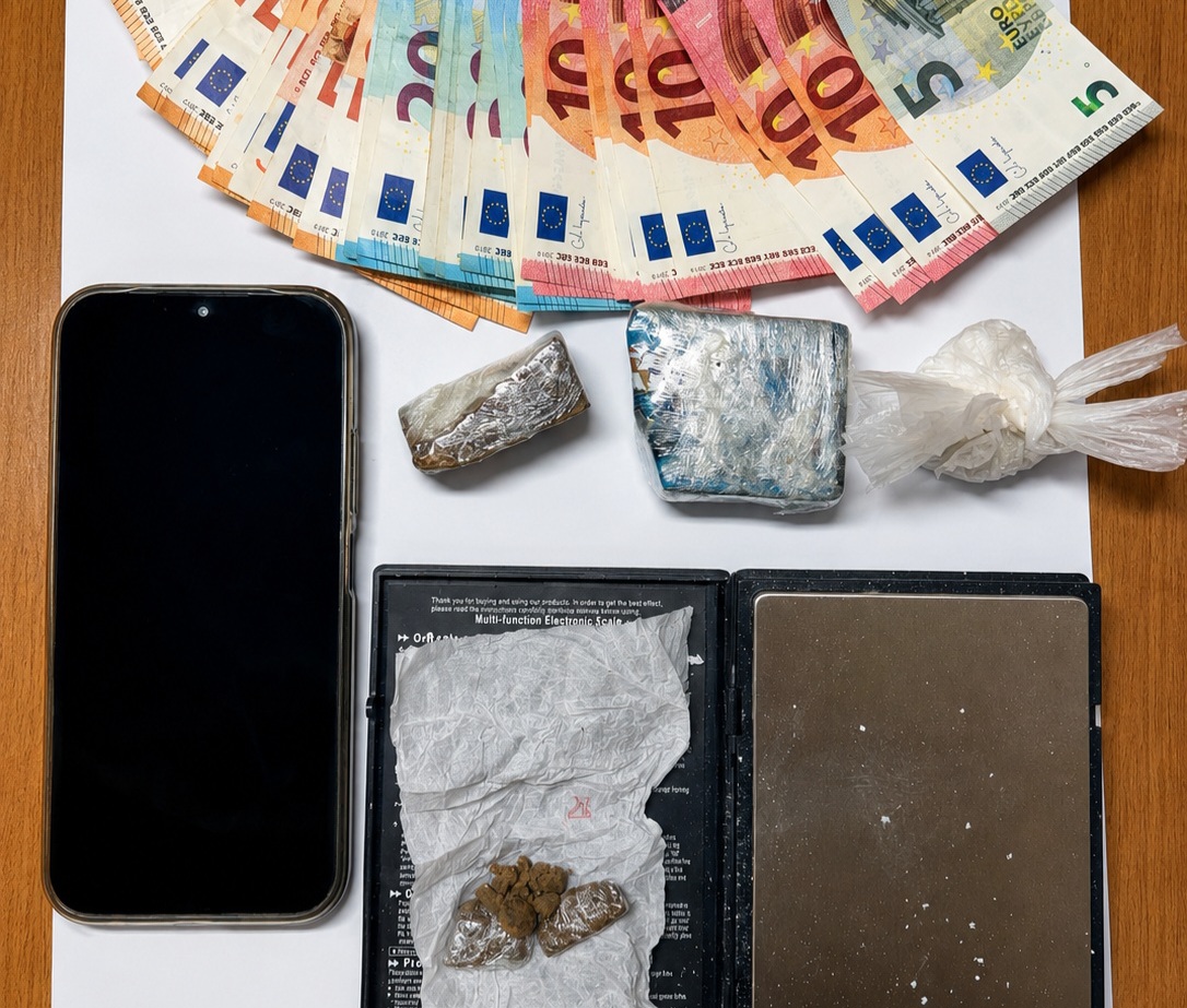 Benevento, Guardia di Finanza arresta donna con cocaina e hashish: trovati oltre 100 grammi di stupefacente e 1.000 euro in contanti