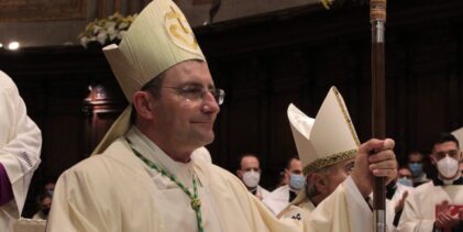 Il saluto del nuovo arcivescovo di Benevento, monsignor Michele Autuoro