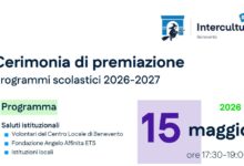 Intercultura Benevento, il 15 maggio la premiazione delle borse di studio a Palazzo Paolo V