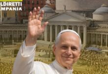 Coldiretti Campania accoglie Papa Leone XIV: fiori e mele annurce Igp per fedeli e pellegrini