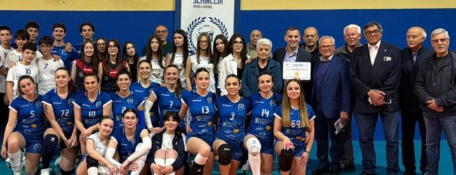 L’Ansmes sannita premia l’Asd Molinara Volley: consegnata la targa di adesione
