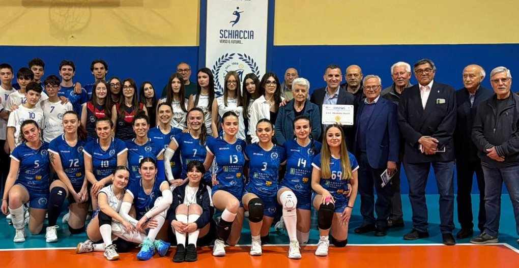 L’Ansmes sannita premia l’Asd Molinara Volley: consegnata la targa di adesione