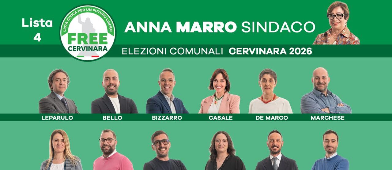 Cervinara, “Free Cervinara” presenta i candidati: al via la campagna elettorale