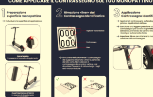 Monopattini elettrici, da stanotte scattano i controlli: obbligatorio il contrassegno