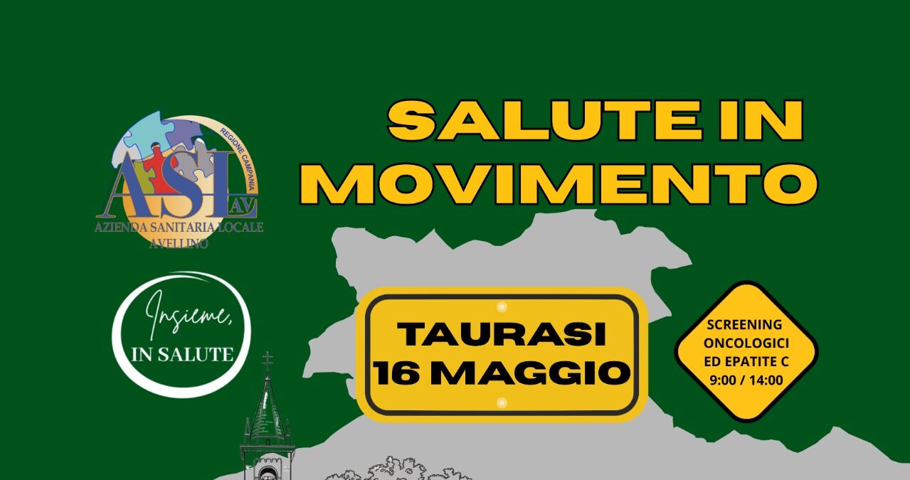 Giornata di prevenzione a Taurasi: arrivano i Camper dell’Asl Avellino per la nuova tappa di “Salute in Movimento”