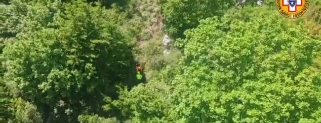 Summonte (AV): climber precipita in falesia, recuperata in elicottero dal Soccorso Alpino