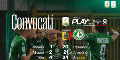 Catanzaro-Avellino, i convocati di mister Ballardini