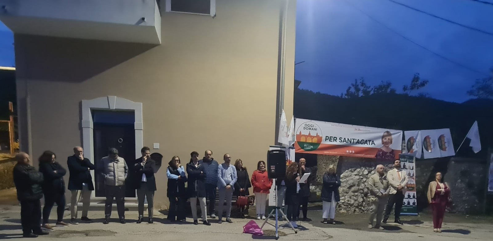 “Oggi e Domani” apre da Laiano: partecipazione e programma al centro del primo comizio della Piccoli