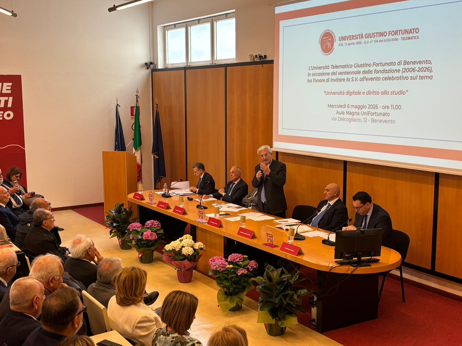 Benevento, la “Giustino Fortunato” compie 20 anni tra università digitale e futuro