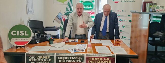 IRPEF regionale, la CISL: “Ridurre l’addizionale per sostenere redditi e pensioni”